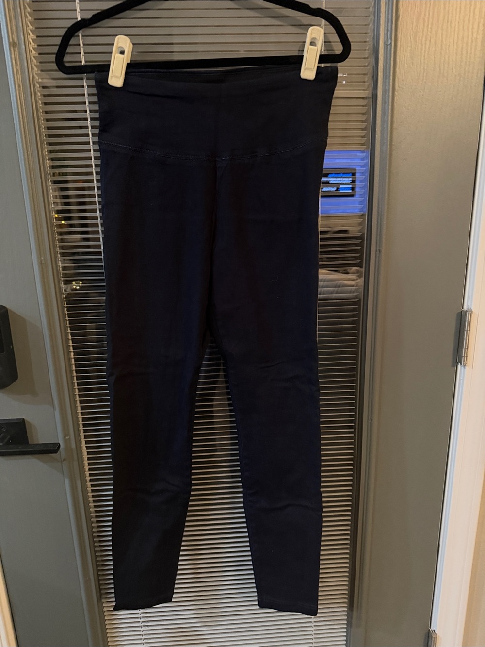 Black/Blue Leggings - Comfortable Everyday Bottoms